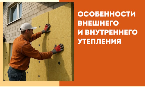Какие особенности внешнего и внутреннего утепления в Сосновоборске
