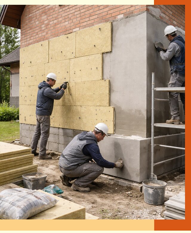 Утепление частного дома в Сосновоборске под ключ от 7759 руб/м2 — недорого | ТепломастерСсб