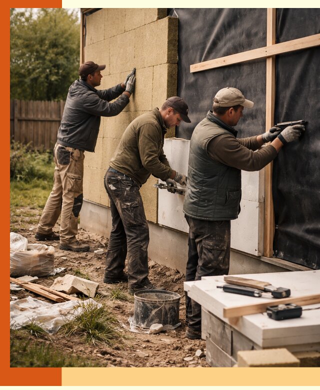 Утепление дачного дома под ключ в Сосновоборске