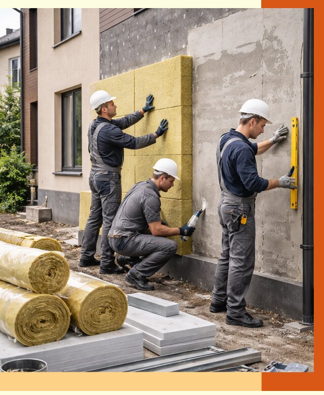 Утепление таунхауса в Сосновоборске от 7448 руб/м2 — комплекс под ключ | ТепломастерСсб