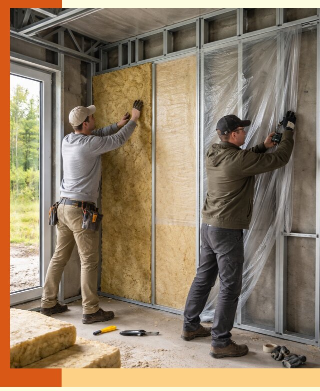 Утепление дома из ЛСТК в Сосновоборске с гарантией качества и эффективности