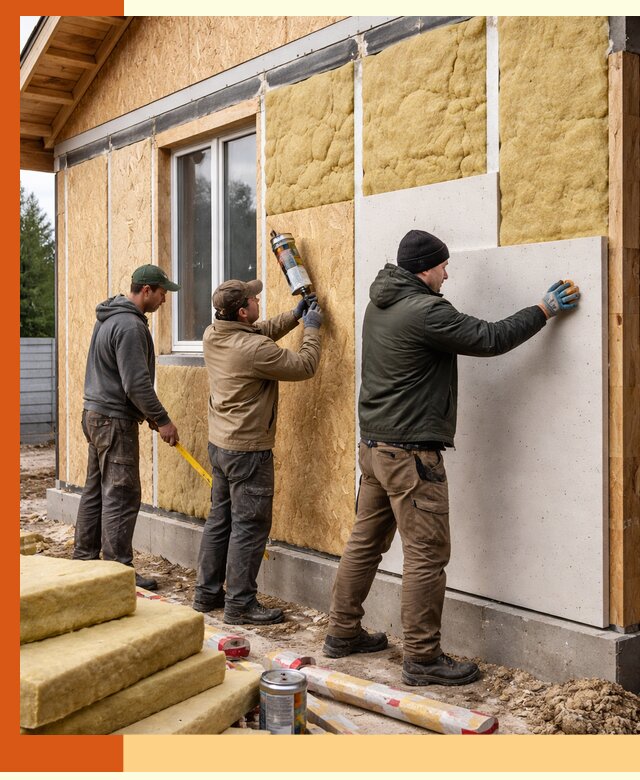 Профессиональное утепление дома из SIP-панелей в Сосновоборске