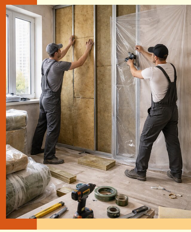 Утепление квартиры изнутри профессионально в Сосновоборске