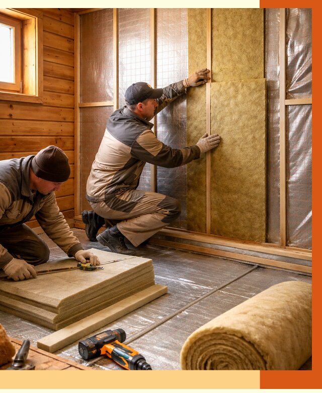 Утепление бани изнутри в Сосновоборске под ключ от 4345 руб./м² | ТепломастерСсб