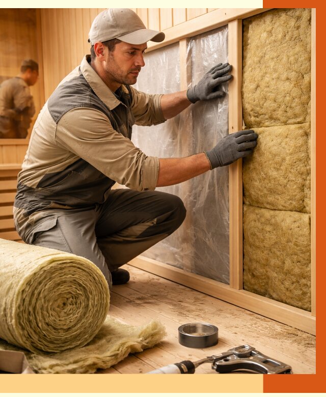 Утепление сауны изнутри в Сосновоборске от 6724 руб. за м2 | ППУ, под ключ — ТепломастерСсб