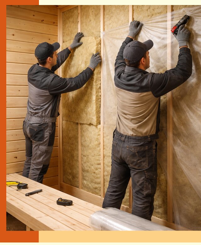 Профессиональное утепление сауны в Сосновоборске с гарантиями качества