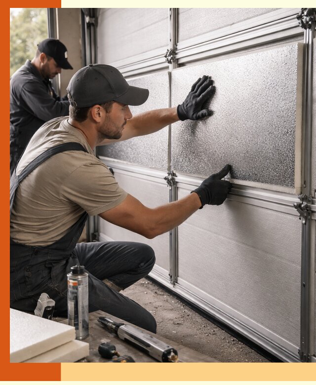 Утепление гаражных ворот в Сосновоборске качественно и надежно