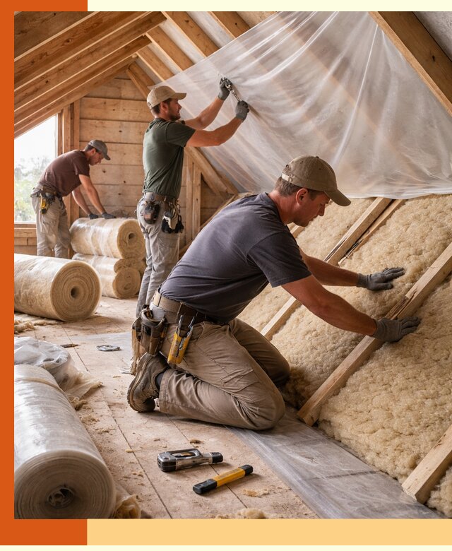 Утепление крыши изнутри в Сосновоборске: профессионально и надежно