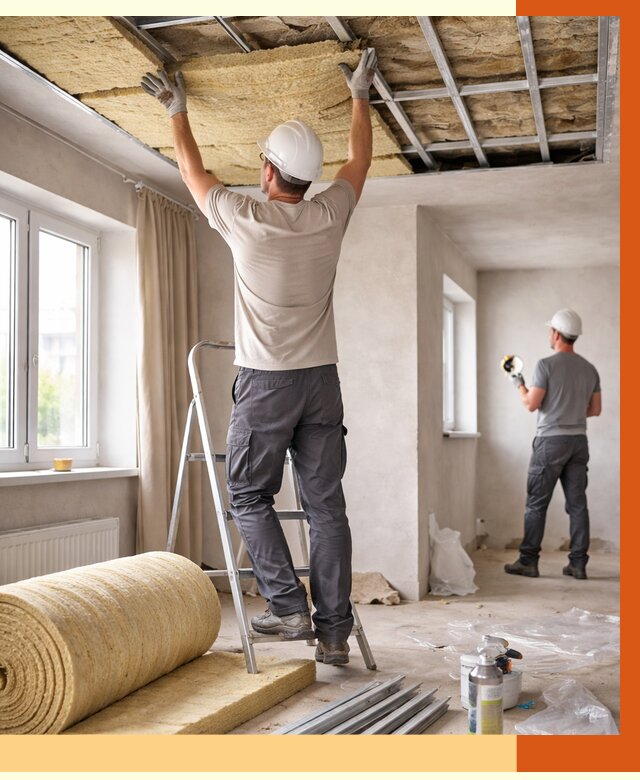 Утепление потолка в частном доме в Сосновоборске от 983 руб./м² — работы под ключ | ТепломастерСсб