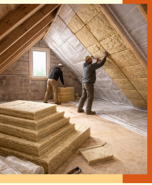 Утепление мансарды в Сосновоборске от 2586 руб/м2 — комплексно и под ключ | ТепломастерСсб