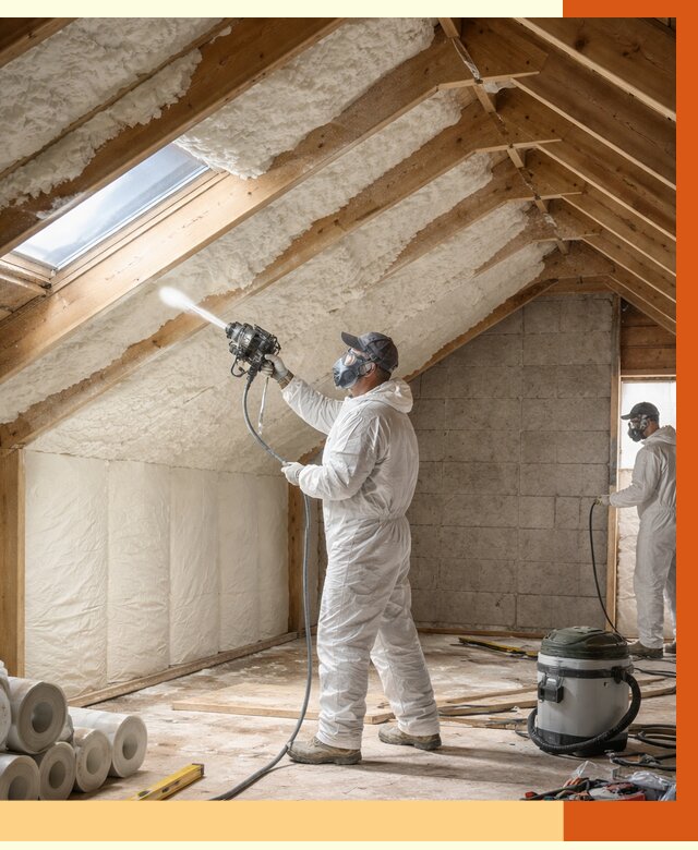 Утепление мансарды ППУ в Сосновоборске от 2845 руб./м² — заказать под ключ | ТепломастерСсб