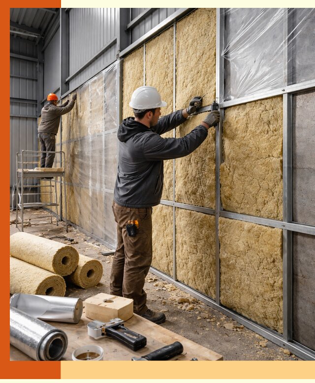 Утепление ангара в Сосновоборске — профессиональная теплоизоляция помещений