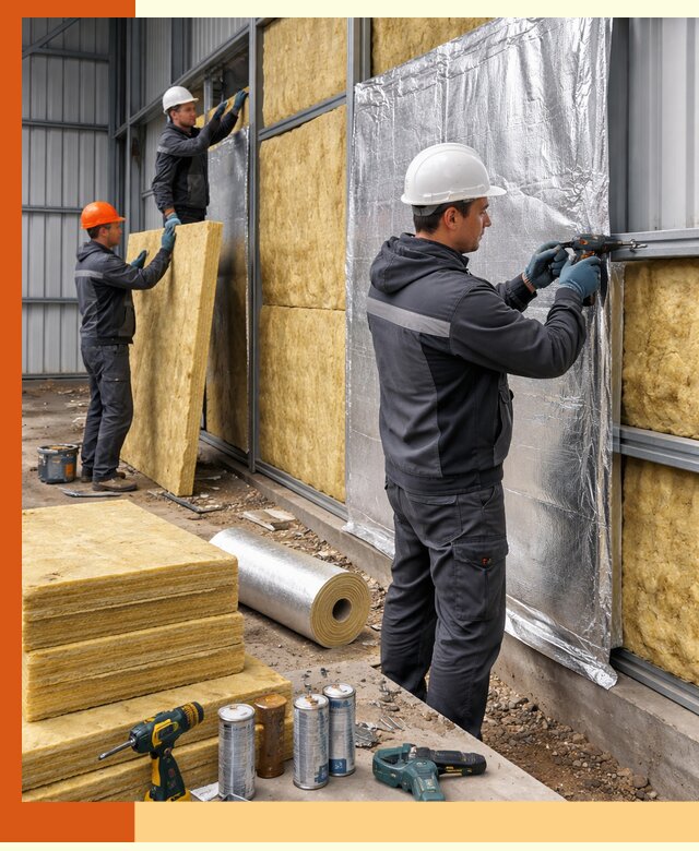 Утепление металлического ангара профессионально в Сосновоборске