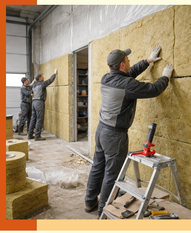 Утепление автосервиса и мастерских в Сосновоборске качественно и надёжно