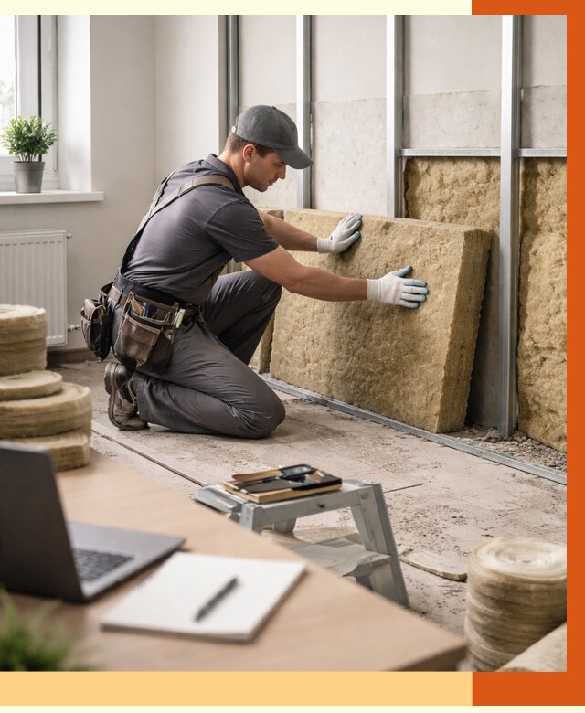 Утепление офиса в Сосновоборске от 4655 руб/м2 — комплексное утепление офиса под ключ | ТепломастерСсб