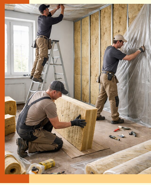 Утепление офисных помещений под ключ в Сосновоборске