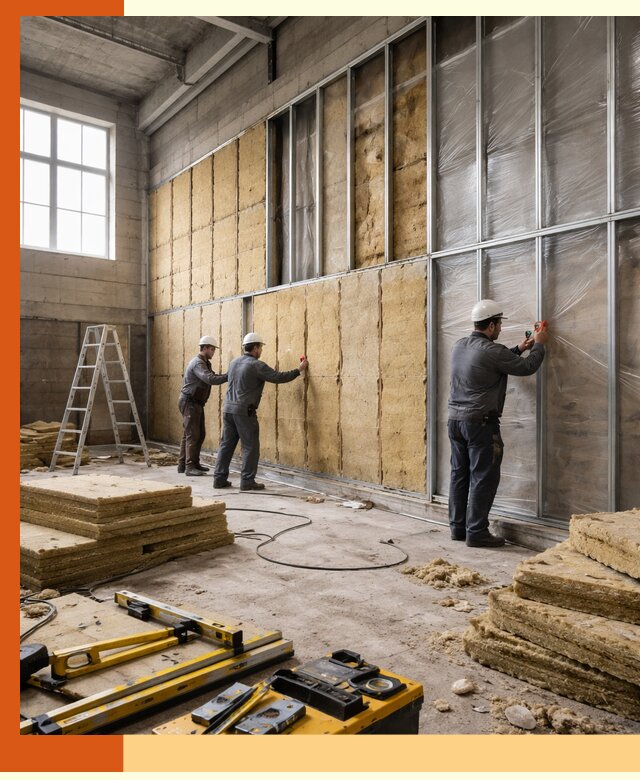 Утепление спортивного зала в Сосновоборске качественно и недорого