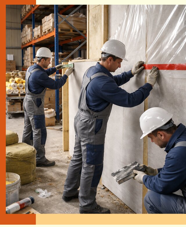 Утепление теплого склада под ключ в Сосновоборске