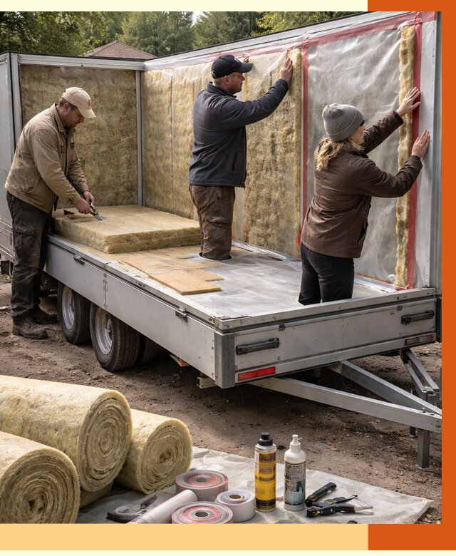 Утепление прицепа в Сосновоборске под ключ от 12931 руб. — комплекс от ТепломастерСсб