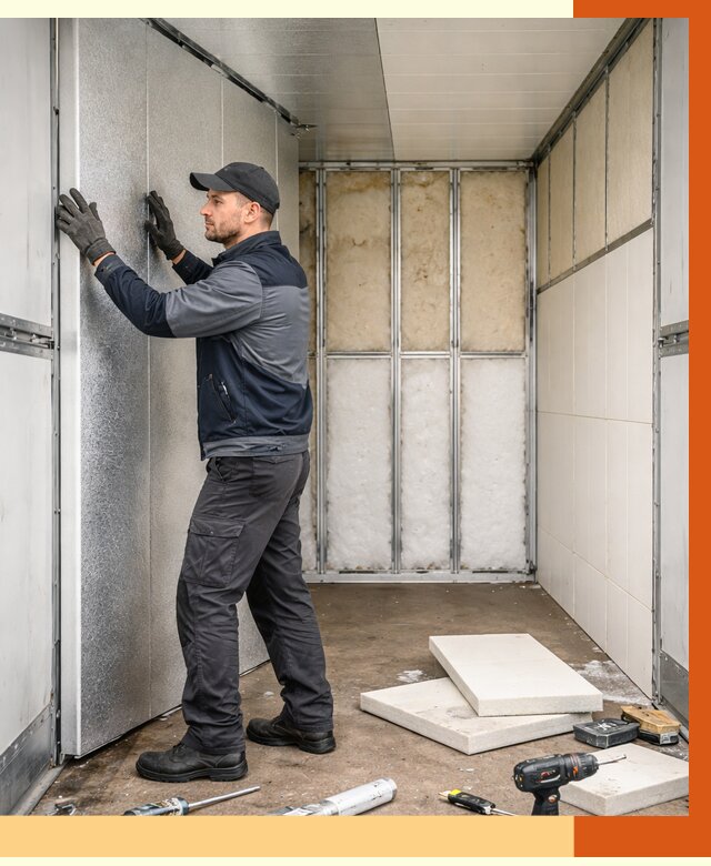 Утепление холодильного кузова в Сосновоборске от 13966 руб. под ключ | ТепломастерСсб