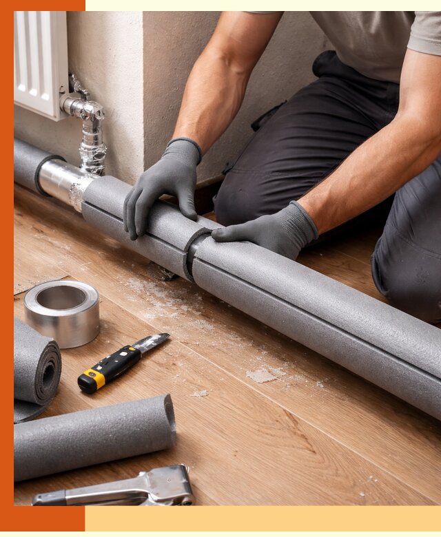 Утепление труб отопления в Сосновоборске: теплоизоляция и защита сети