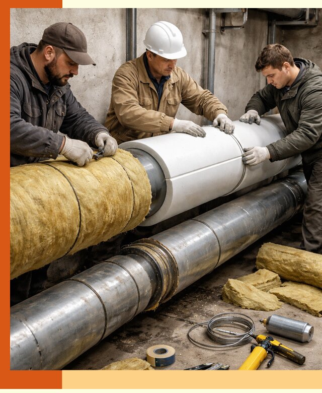 Утепление трубопровода в Сосновоборске с гарантией энергоэффективности