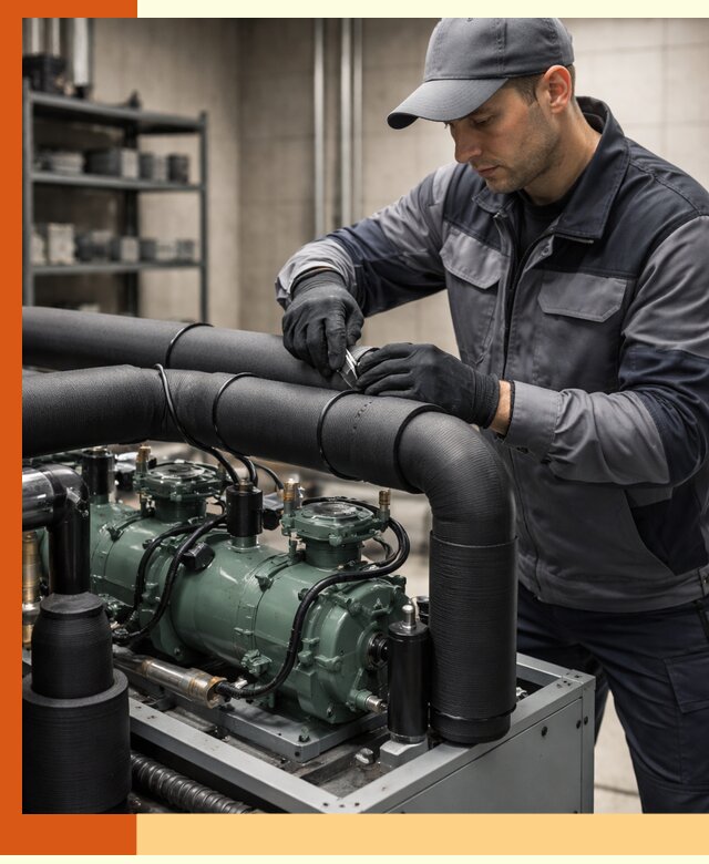 Утепление холодильного агрегата и теплоизоляция в Сосновоборске