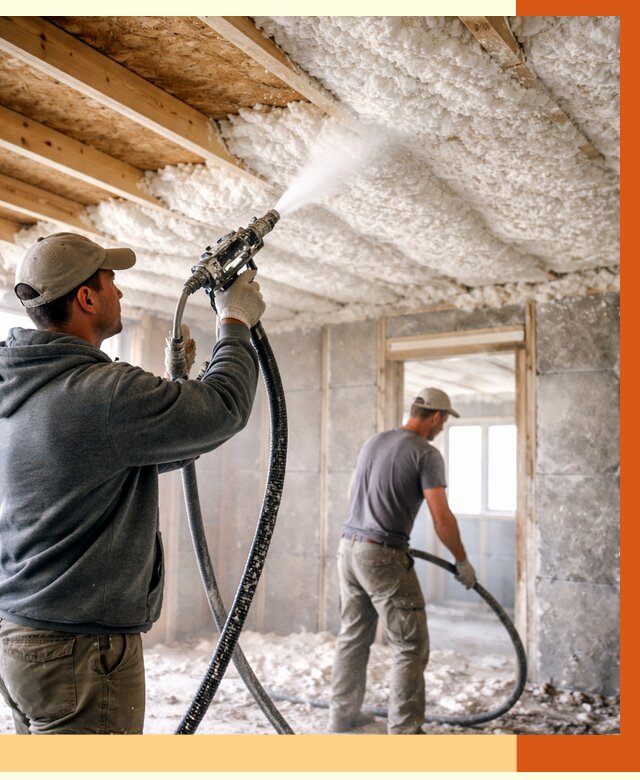 Утепление пеноизолом в Сосновоборске от 1655 руб./м2 под ключ | ТепломастерСсб