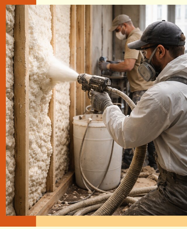 Утепление пеноизолом жилых и коммерческих объектов в Сосновоборске