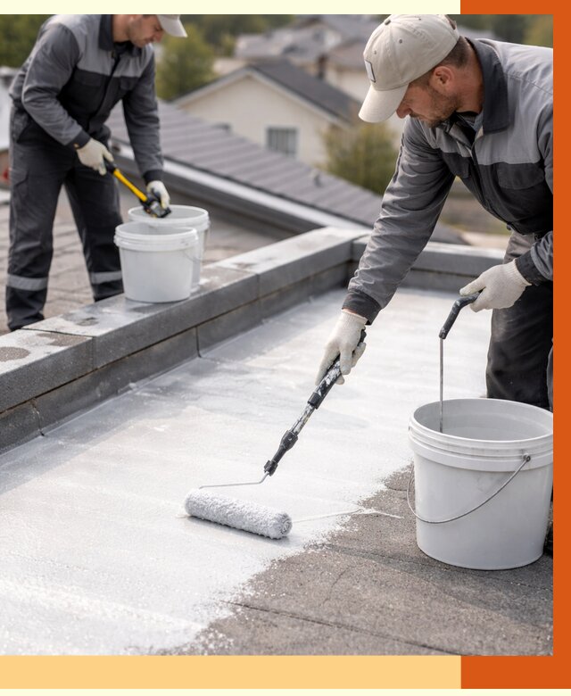 Утепление кровли жидкой теплоизоляцией в Сосновоборске от 2224 руб./м2 | ТепломастерСсб