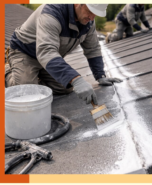 Утепление кровли жидкой теплоизоляцией в Сосновоборске