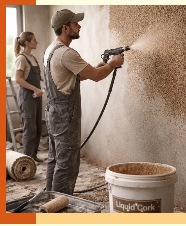 Утепление стен жидкой пробкой в Сосновоборске эффективное и долговечное