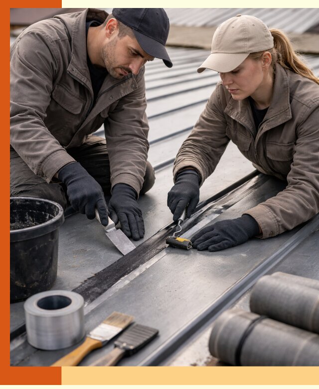 Гидроизоляция фальцевой кровли в Сосновоборске качественно и надежно