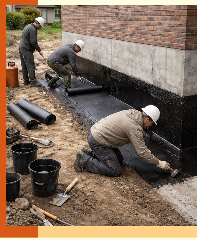 Гидроизоляция фундамента в Сосновоборске: надежная защита строений