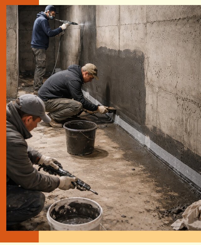 Гидроизоляция подвала в Сосновоборске — комплексная защита от влаги