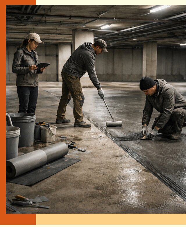 Гидроизоляция паркинга в Сосновоборске: качественная защита зданий