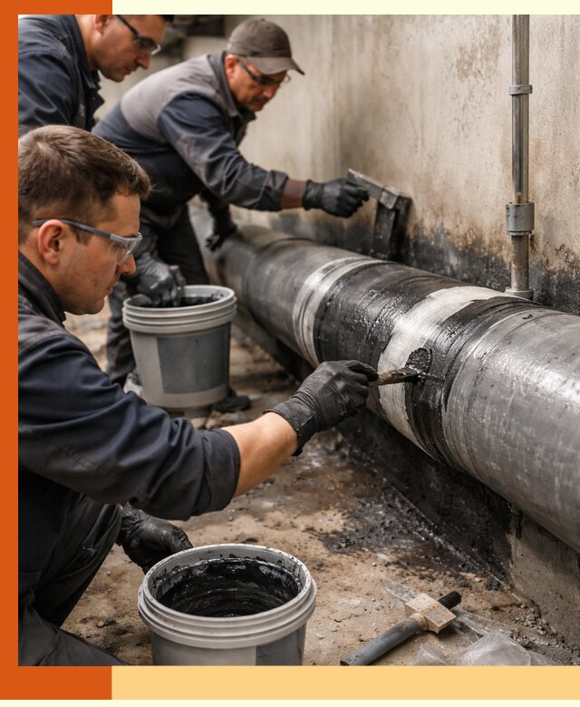 Гидроизоляция труб в Сосновоборске — защита и герметизация коммуникаций