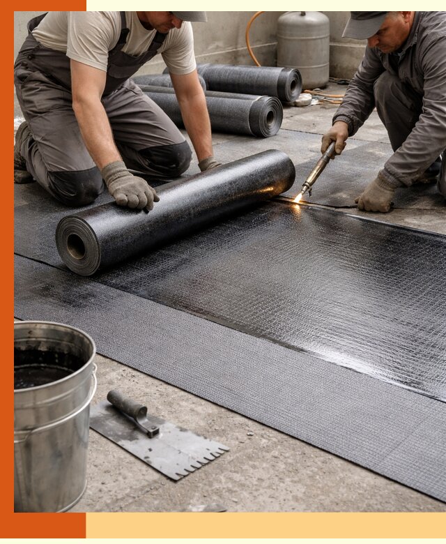 Монтаж гидроизоляционной мембраны в Сосновоборске для зданий и конструкций
