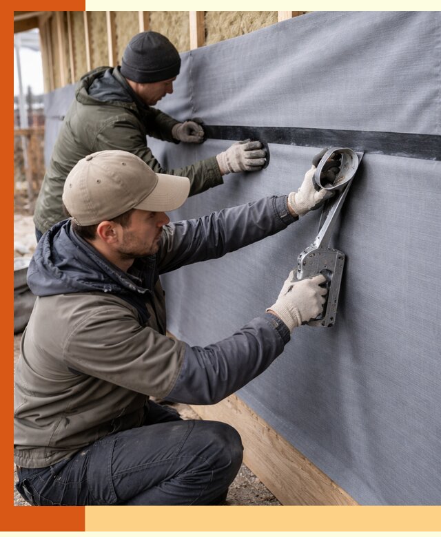 Монтаж ветроизоляции зданий и конструкций в Сосновоборске